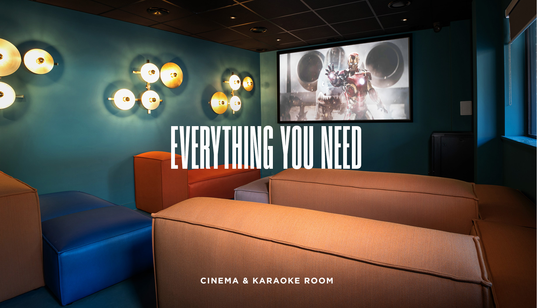Luxury shared spaces and cinema