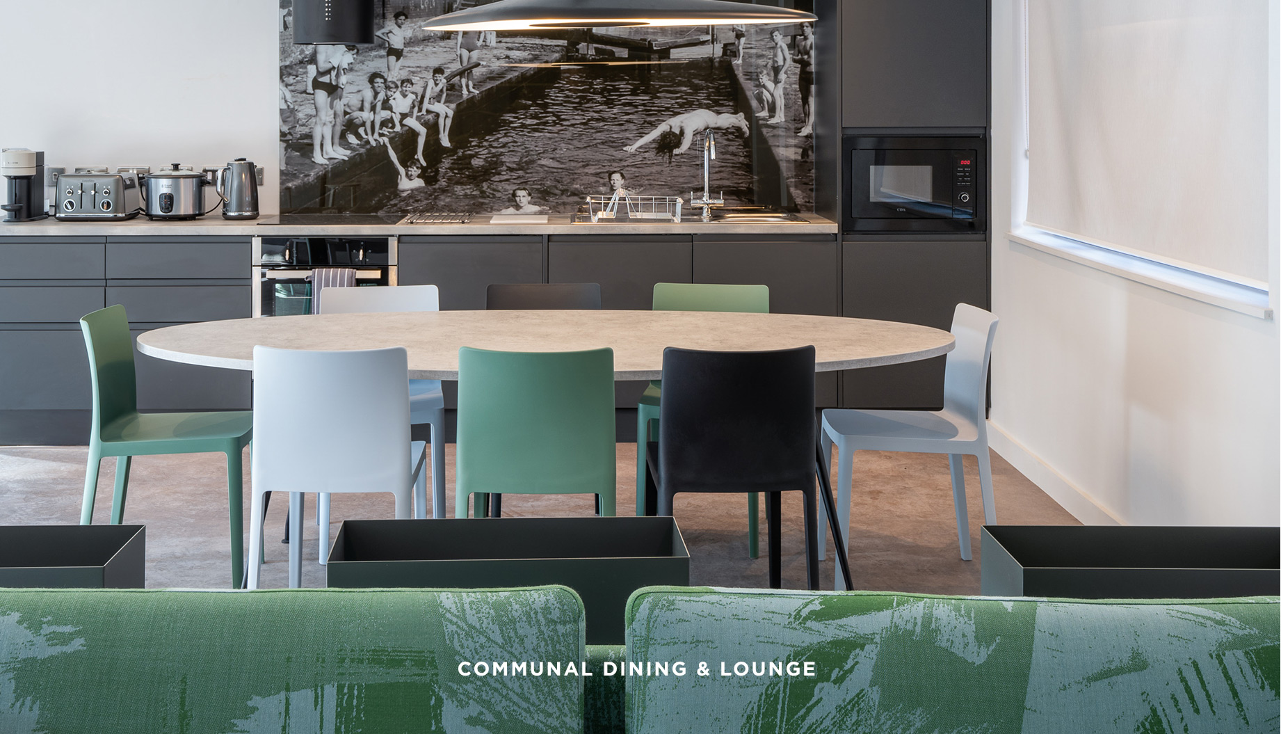 Communal dining and exercise
