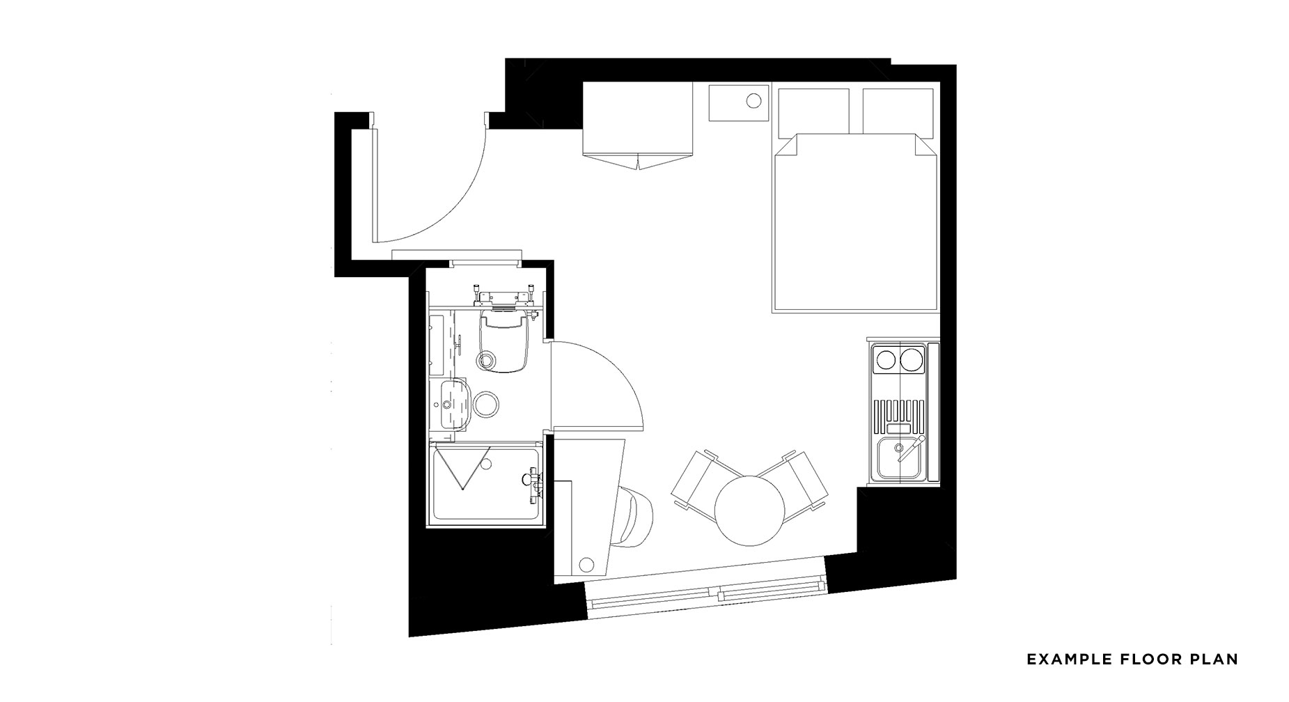 Studio floor plan
